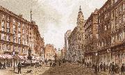 richard wagner the graben, one of the principal streets in vienna china oil painting reproduction